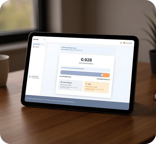 Plataforma K-Factor — interfaz web de gestión del destino productivo